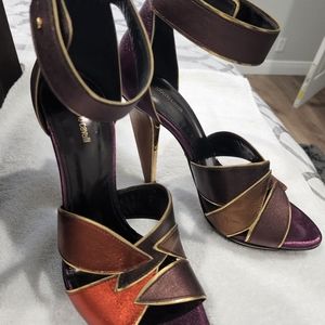 Roberto Cavalli Multi Color Heels